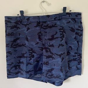 Banana Republic Blue and Black Silky “Army” Shorts - 14